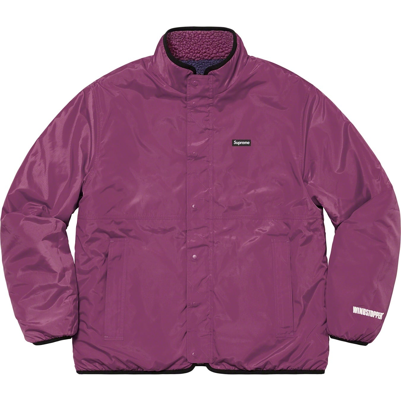Reversible Colorblocked Fleece Jacket view 8